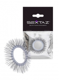 Круглое эрекционное кольцо с «ресничками» - Sextaz - в Пскове купить с доставкой