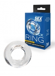 Прозрачное эрекционное кольцо-бублик - Sex Expert - в Пскове купить с доставкой