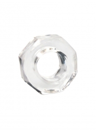 Прозрачное эрекционное кольцо в форме гайки - Sex Expert - в Пскове купить с доставкой