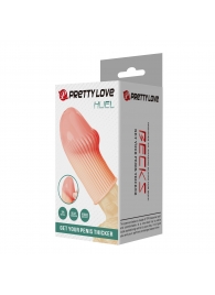 Телесная насадка на пенис Huel - 9 см. - Baile - в Пскове купить с доставкой