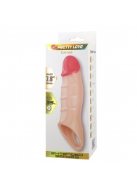 Телесная удлиняющая насадка на пенис Darnel - Baile - в Пскове купить с доставкой