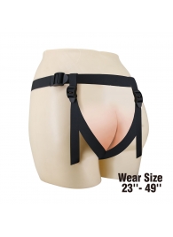 Черные трусики харнесс с платформой Caludio I - Baile - купить с доставкой в Пскове