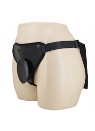 Черные трусики харнесс с платформой Caludio I - Baile - купить с доставкой в Пскове