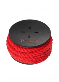 Красная веревка для шибари на катушке - 5 м. - Pecado - купить с доставкой в Пскове