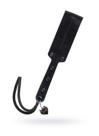 Черный кожаный пэддл - 32 см. - Pecado - купить с доставкой в Пскове