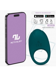 Зеленое интерактивное виброкольцо Ringo - Intoyou - в Пскове купить с доставкой