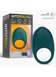 Зеленое интерактивное виброкольцо Ringo - Intoyou - в Пскове купить с доставкой