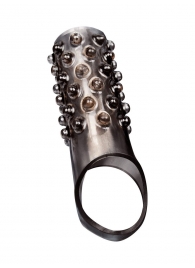 Дымчатая насадка на пенис с выпуклостями - 12 см. - Sex Expert - в Пскове купить с доставкой