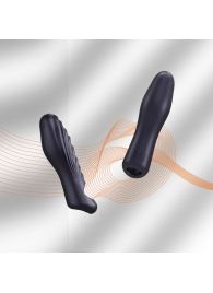 Сливовая силиконовая насадка на пенис с подхватом Manwan Ryzer - Manwan - в Пскове купить с доставкой