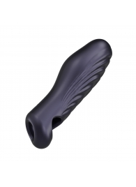 Сливовая силиконовая насадка на пенис с подхватом Manwan Ryzer - Manwan - в Пскове купить с доставкой