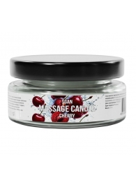 Массажная свеча «Спелая вишня» - 50 мл. - SGAN - купить с доставкой в Пскове