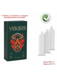 Презервативы YOKIRO Mix - 12 шт. - Sitabella - купить с доставкой в Пскове