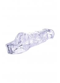 Прозрачная насадка-удлинитель Length Enhancer с подхватом - 16 см. - NMC - в Пскове купить с доставкой