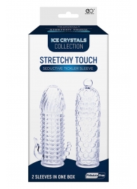 Набор из 2 прозрачных насадок на член Seductive Tickler Sleeves Set - NMC - в Пскове купить с доставкой