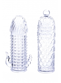 Набор из 2 прозрачных насадок на член Seductive Tickler Sleeves Set - NMC - в Пскове купить с доставкой