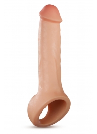 Телесная насадка-удлинитель Thrive 8.75 Inch Realistic Penis Extender Sleeve - 22,2 см. - Blush Novelties - в Пскове купить с доставкой