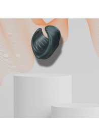 Серый сквозной мастурбатор с вибрацией Manwan Starter - Manwan - в Пскове купить с доставкой