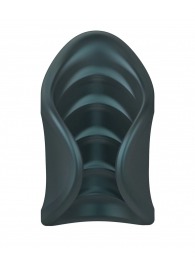 Серый сквозной мастурбатор с вибрацией Manwan Starter - Manwan - в Пскове купить с доставкой