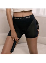 Трусики-шорты для фиксации насадок Strap-on-me Harness Lingerie Halo - size M - Strap-on-me - купить с доставкой в Пскове