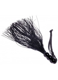 Черная силиконовая плетка - 25,4 см. - Boys of Toys - купить с доставкой в Пскове