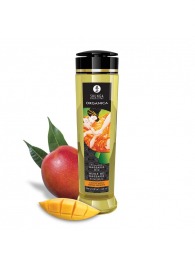 Массажное масло для тела Luscious Mango с ароматом манго - 240 мл. - Shunga - купить с доставкой в Пскове