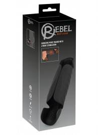 Черный вибромастурбатор с трехточечной стимуляцией Penis Trainer with 3 Point Stimulation - Orion - в Пскове купить с доставкой