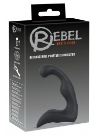 Черный перезаряжаемый стимулятор простаты с вибрацией - 14,6 см. - Orion - в Пскове купить с доставкой