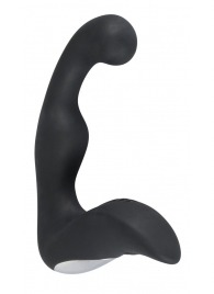 Черный перезаряжаемый стимулятор простаты с вибрацией - 14,6 см. - Orion - в Пскове купить с доставкой