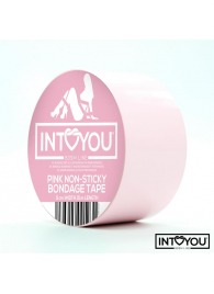 Розовый скотч для фиксации Non-Sticky Bondage Tape - 15 м. - Intoyou - купить с доставкой в Пскове