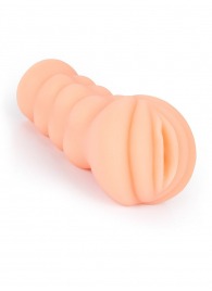 Телесный мастурбатор-вагина с эрекционными кольцами в комплекте - Sexy Girl - в Пскове купить с доставкой