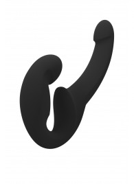 Черный безремневой страпон Share Lite - Fun Factory - купить с доставкой в Пскове