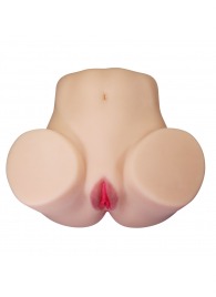 Телесный мастурбатор Julia с 2 любовными каналами - Baile - в Пскове купить с доставкой