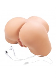 Телесный мастурбатор Olivia с 2 любовными отверстиями - Baile - в Пскове купить с доставкой