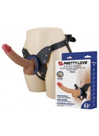 Поясной страпон Wells: трусики в форме бабочки и фаллоимитатор-насадка - Baile - купить с доставкой в Пскове