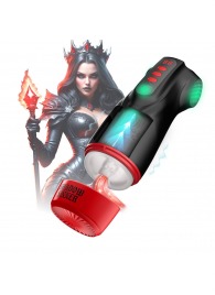 Интерактивный мастурбатор Raven с вакуумом, вибрацией и подсветкой - Shots Media BV - в Пскове купить с доставкой