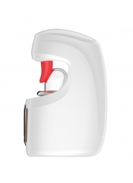 Белый мастурбатор с язычком и возвратно-поступательными движениями - Secwell - в Пскове купить с доставкой