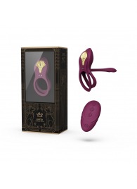 Фиолетовое эрекционное виброкольцо Bayek с пультом ДУ - Zalo - в Пскове купить с доставкой