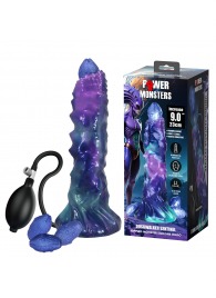 Фиолетовый яйцеродящий фаллоимитатор Duskwalker Sentinal на присоске - 22,4 см. - Baile - купить с доставкой в Пскове