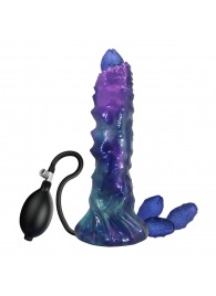 Фиолетовый яйцеродящий фаллоимитатор Duskwalker Sentinal на присоске - 22,4 см. - Baile - купить с доставкой в Пскове