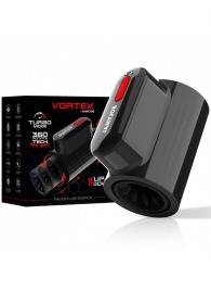 Черный автоматический мастурбатор с режимами поступательных движений и ротации - JAMYJOB - в Пскове купить с доставкой