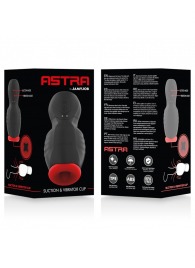 Черно-красный мастурбатор с вибрацией и всасыванием - JAMYJOB - в Пскове купить с доставкой