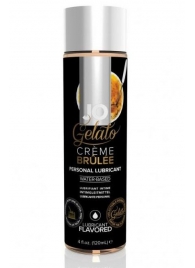 Лубрикант с ароматом крем-брюле JO GELATO CREME BRULEE - 120 мл. - System JO - купить с доставкой в Пскове
