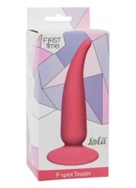 Розовая анальная пробка P-spot Teazer Pink - 12,2 см. - Lola Games - в Пскове купить с доставкой