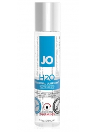 Возбуждающий лубрикант на водной основе JO Personal Lubricant H2O Warming - 30 мл. - System JO - купить с доставкой в Пскове