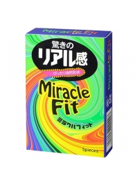 Презервативы Sagami Xtreme Miracle Fit - 5 шт. - Sagami - купить с доставкой в Пскове