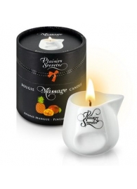Массажная свеча с ароматом манго и ананаса Bougie de Massage Ananas Mangue - 80 мл. - Plaisir Secret - купить с доставкой в Пскове