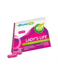 Возбуждающие капсулы Ladys Life - 14 капсул (0,35 гр.) - SuperCaps - купить с доставкой в Пскове