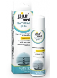 Нейтральный лубрикант на водной основе pjur MED Natural glide - 100 мл. - Pjur - купить с доставкой в Пскове