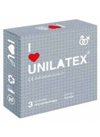 Презервативы с точками Unilatex Dotted - 3 шт. - Unilatex - купить с доставкой в Пскове