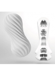 Мастурбатор FLEX Silky White с мягким рельефом - Tenga - в Пскове купить с доставкой
